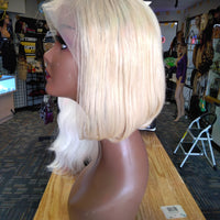 Shop 613 Blonde human hair lace front bobs in Saint Paul at Optimismic Wigs and Gifts. Trish 613 Human Hair Blonde Bob Wig 12inch $99 OptimismIC Wigs and Gifts.