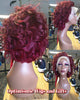 Ruby Human hair wigs $99 Color 99j Burgundy. Buy 99J wigs in St Paul at Optimismic Wigs and Gifts.