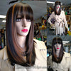 Buy Kiersten chocolate brown wigs with caramel highlights at Optimismic Wigs and Gifts Saint Paul MN. Kiersten Balayage Chocolate Synthetic Glueless Wigs $59 Optimismic Wigs and Gifts West St Paul MN