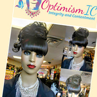 Ponytail hair pieces and bangs at Minnesota wigs store Optimismic Wigs and Gifts 