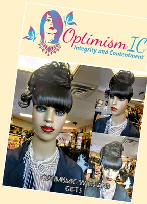 Ponytail hair pieces and bangs at Minnesota wigs store Optimismic Wigs and Gifts 