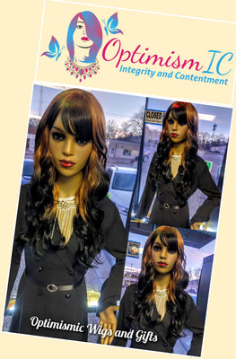 Synthetic Two tone Wigs at Minnesota wigs store Optimismic Wigs and Gifts 