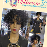 Curly Hair Toppers Black Synthetic Hairpiece $25 OptimismIC Wigs and Gifts West St Paul MN