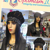 Rhinestone Head Covers for  Wigs & Cranial Prosthesis $17 OptimismIC Wigs and Gifts Shop West St Paul