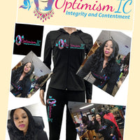 OptimismIC Integrity and Contentment2pc Jogging Suit $35 Optimismic Wigs and Gifts St Paul MN. Tacandrya Patterson. Pants Sets at OptimismIC Wigs and Gifts St Paul Minnesota