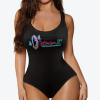 Optimism Integrity and Contentment bathing suits and swimwear at Optimismic Wigs and Gifts.