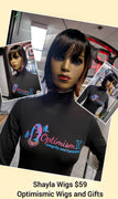 Shayla bob wigs with highlights at Optimismic Wigs and Gifts.