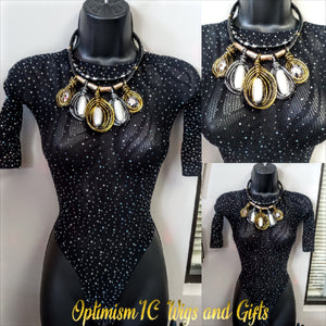 Lingerie and Sparkled Cover up One Size. Black Sparkles Very Cute at Optimismic Wigs and gifts. 