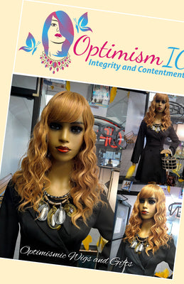 Auburn 350 Wigs at Optimismic Wigs and Gifts . Auburn Synthetic Fashion body wave Wig $25 Optimismic Wigs and Gifts West St Paul MN