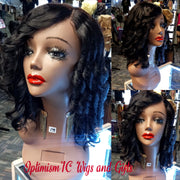 black Jizelle Human Hair Lace Front Wig. wigs stores near me, hair store nearby, lace front wigs, wig sales, wig shops st paul, gift shop++++