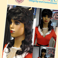 Human hair mullet for wigs at Minnesota wigs store OptimismIC Wigs and Gifts 