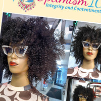 Afro wigs at Minnesota wigs store OptimismIC Wigs and Gifts 