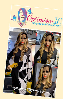 Destiny Blonde HD Lace Balayage 26inch Synthetic Wigs $79 at Optimismic Wigs and Gifts St Paul MN