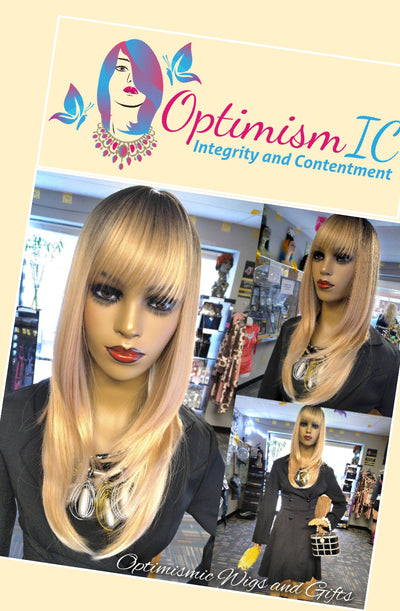 Dynasty Blonde Ombre Synthetic Glueless Wigs $59 OptimismIC Wigs and Gifts West St Paul MN