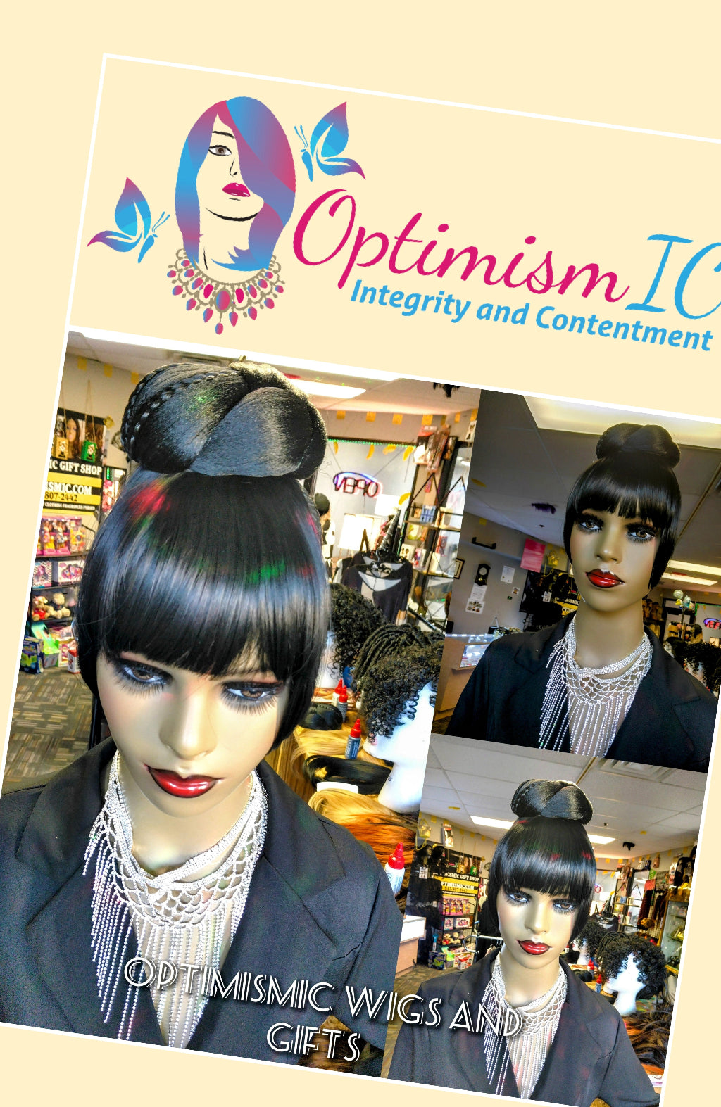 Hair buns accessories at Minnesota wigs store Optimismic Wigs and Gifts 