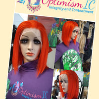 Imperial Summer Human hair bob wigs at OptimismIC Wigs and Gifts 