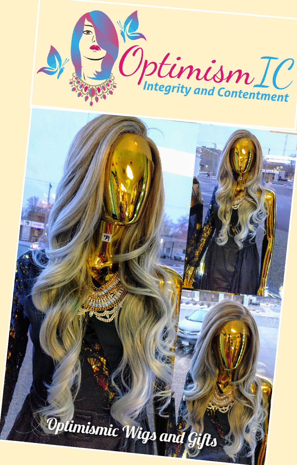 Misty Gray balayage HD 13x6 Lace Front Wig C part 26inch Body Wave wigs $79 Optimismic Wigs and Gifts St Paul