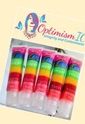 Rainbow Sugar Lipgloss at Minnesota wigs store Optimismic Wigs and Gifts 